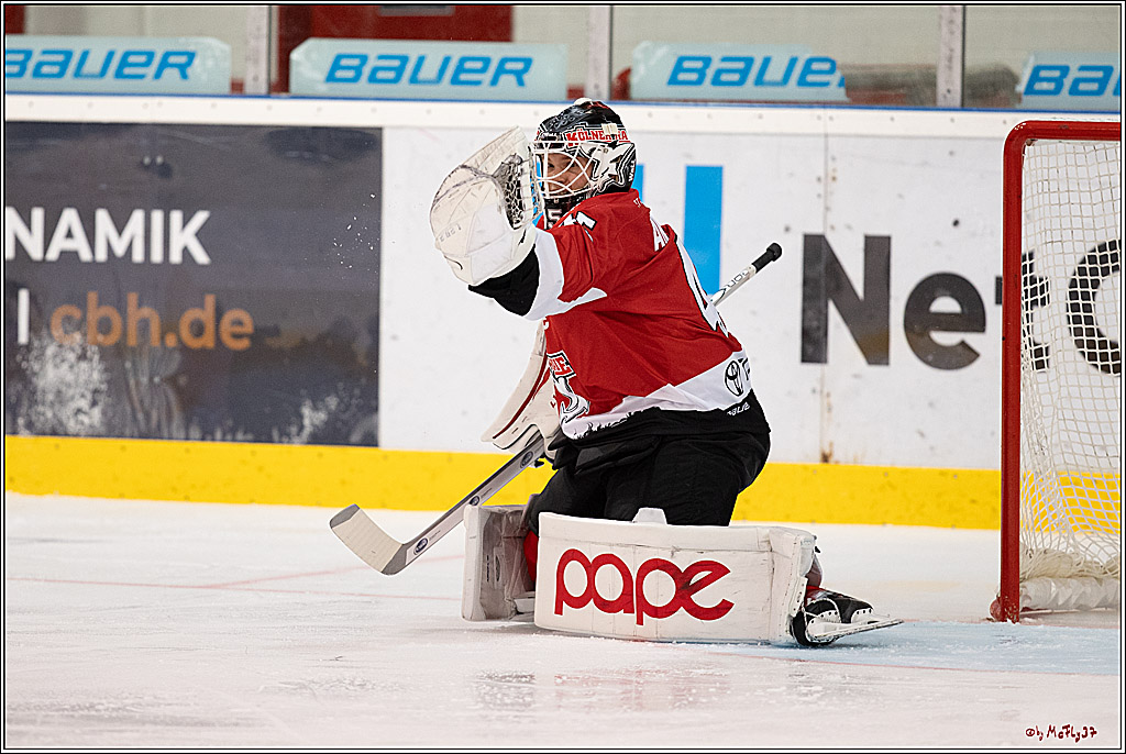 PENNY DEL 1. Testspiel Koelner Haie - Loewen Frankfurt; Koeln, 27.08.2023